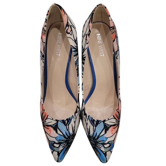 Nine West Women's Floral High Heel Shoes - Picture 3 of 17